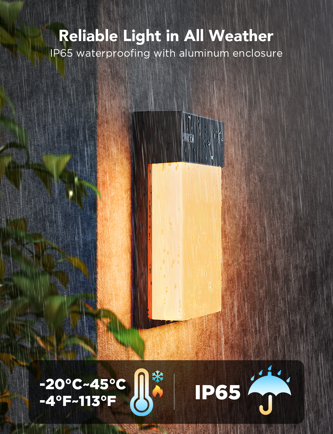 Refurbished Govee Outdoor Wall Light