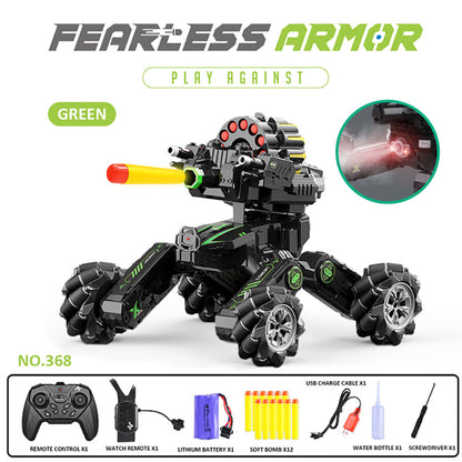 RC Car Launch Water Bomb Interactive Battle Gesture Sensing Battle Tank 4WD Drive Off-road Boy Toy Car