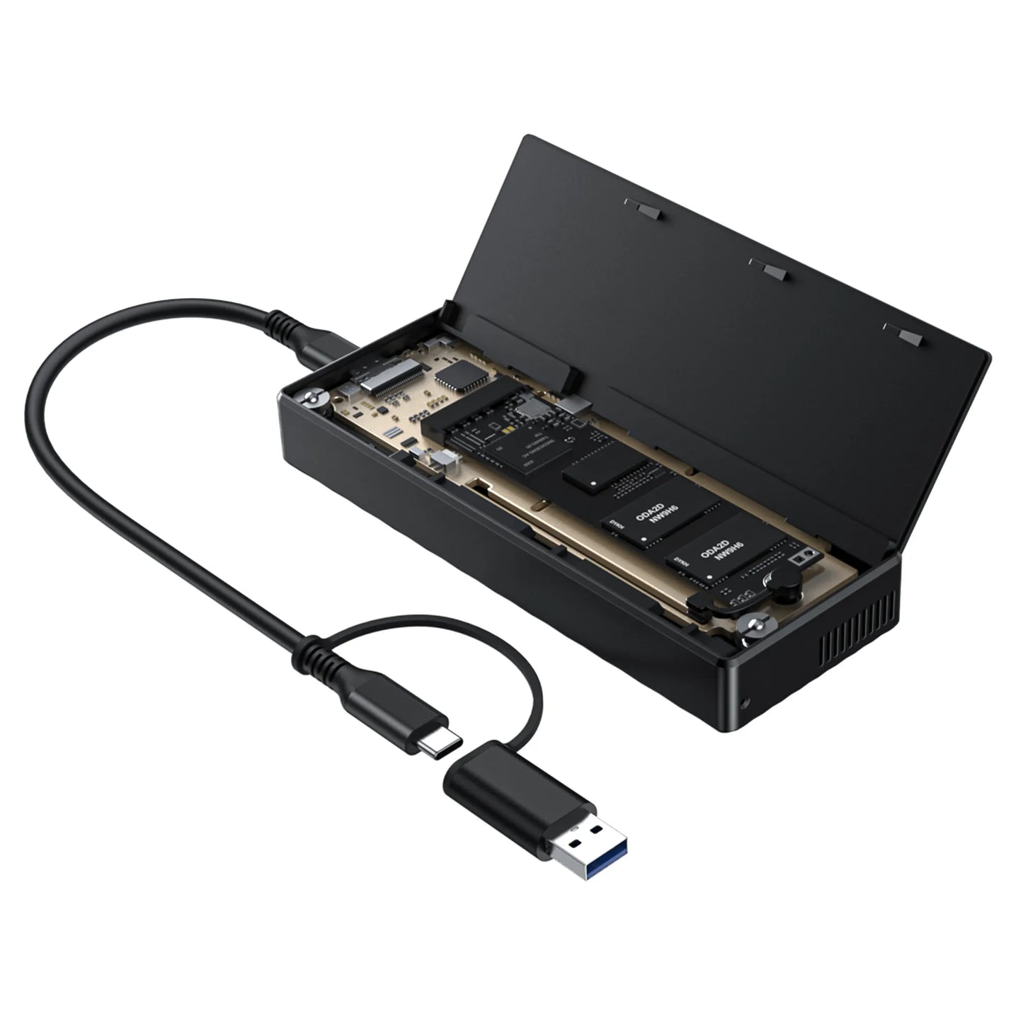 MOKiN 40Gbps M.2 NVMe Enclosure with Cooling Fan For MacBook