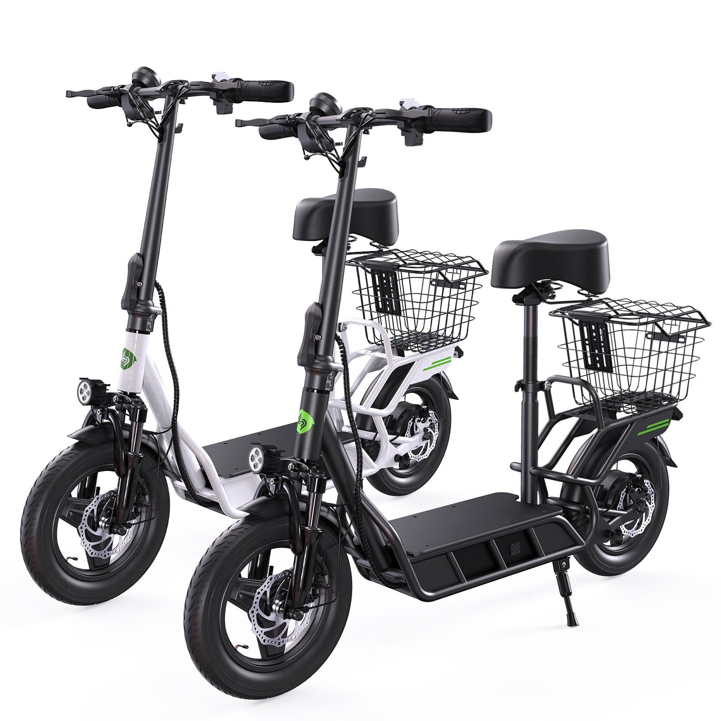 isinwheel Hyper X 700W Electric Scooter with Seat & Basket