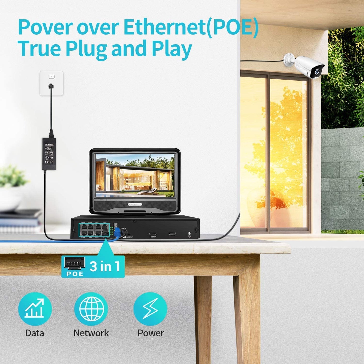 HeimVision 5MP POE IP Security Camera for HM541