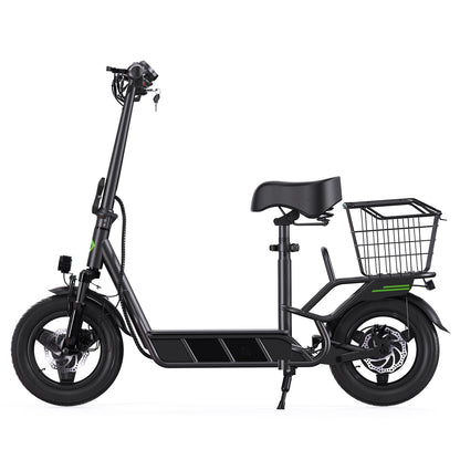isinwheel Hyper X 700W Electric Scooter with Seat & Basket