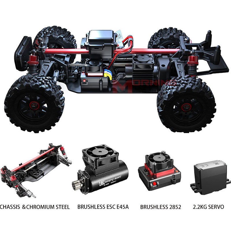 MJX Hyper Go 14209 14210 V2.0 1/14 Waterproof High-Speed Brushless RC Car 4WD Off-Road Racing Electric Truck Metal Chassis