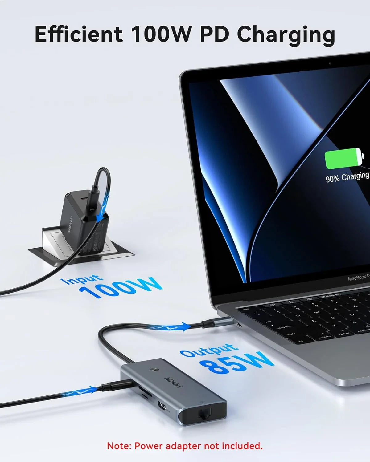 MOKiN 8-in-1 USB-C Hub for On-the-Go Laptop Expansion