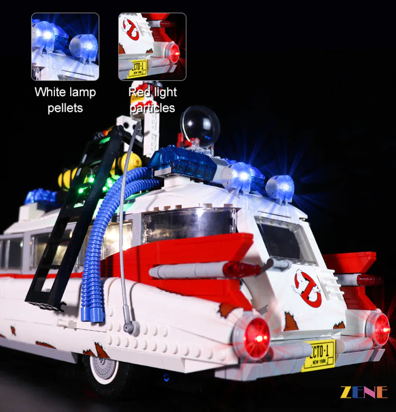 Kit de luces para LEGO Ghost Busters ECTO-1 n.° 10274 (versión 2 de Halloween)