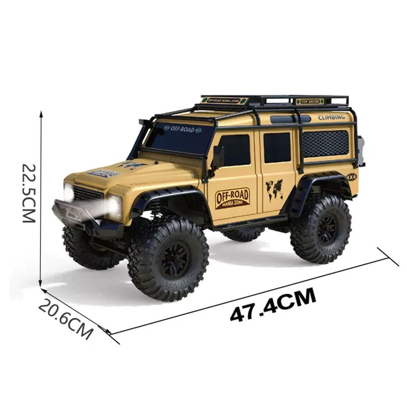 HB ZP1006 ZP1008 4WD RC Coche 1/10 Camión todoterreno Rock Crawler Luz LED RTR Camión todoterreno Juguetes 