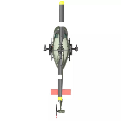 RCERA C032 UH-1 Huey RC Helicopter 6CH 1/48 6-axis Gyro Barometer Altitude Determination Optical Flow Positioning TOF Laser Radar Aerobatic Helicopter
