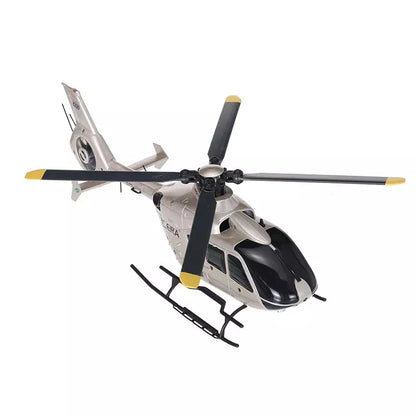 RCERA EC135 C123 RC Helicopter 4CH 6-Axis Gyro Direct drive dual brushless optical flow positioning Air pressure fixed altitude true ducted Helicopter