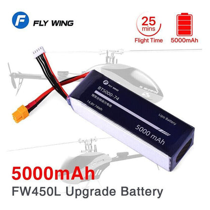 FLY WING FW450L V3 6CH 3D Auto Acrobatics GPS Altitude Hold RC Helicopter RTF/PNP With H1 Flight Control System