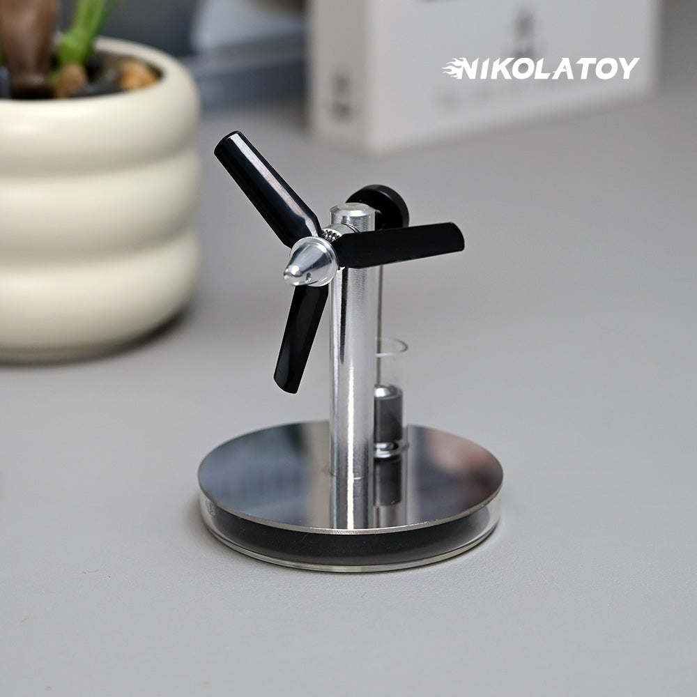 Temperature Difference Stirling Engine Propeller Mirror Cup Cover