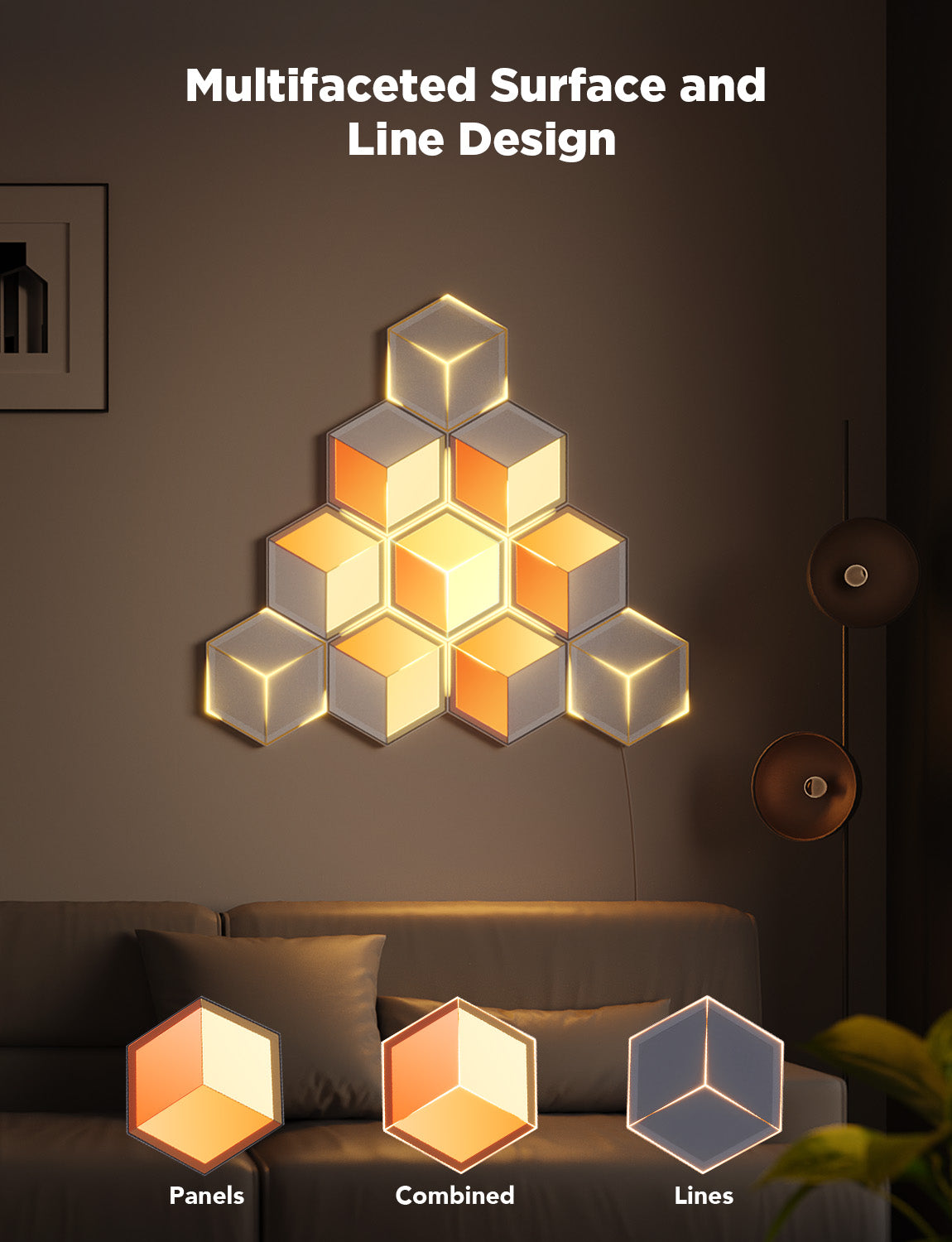 Refurbished Govee Glide Hexagon Light Panels Ultra