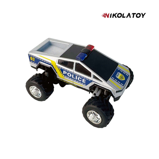 1:64 Police Cybertruck Remote Control Car