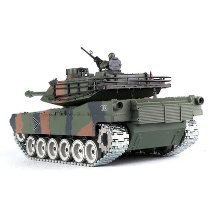 RC Tank US M1A2 ZY 817 PRO 1:18 RC Car Metal Track Metal Road Wheels Electric Battle RC Tank Toy