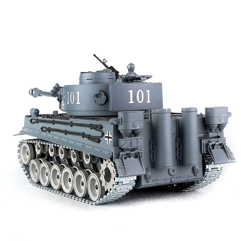 RC Tank German Tiger ZY 812 PRO 1:18 RC Car Metal Track Metal Road Wheels Electric Battle RC Tank Toy