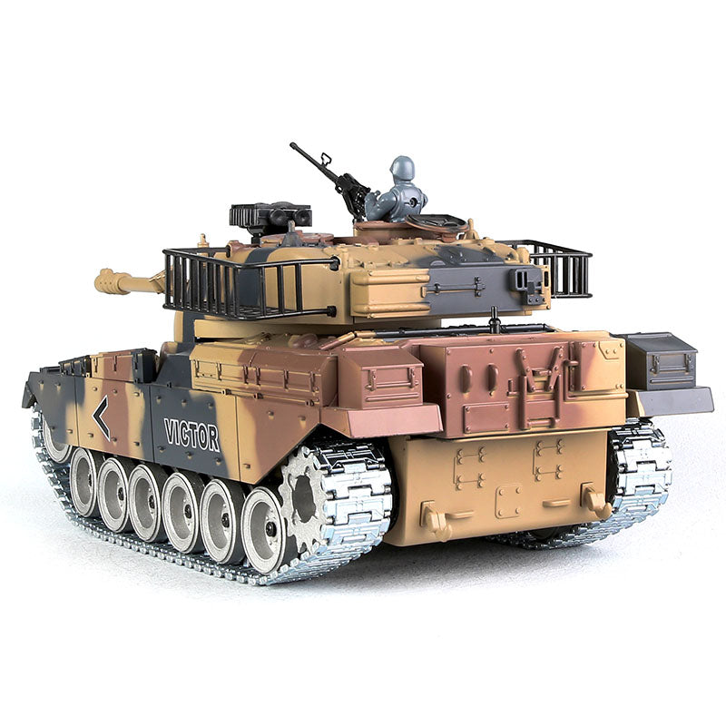 RC Tank US M60W ZY 824 PRO 1:18 RC Car Metal Track Metal Road Wheels Electric Battle RC Tank Toy