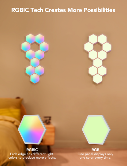 Refurbished Govee Glide Hexa Light Panels