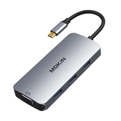 MOKiN 8 IN 1 USB-C Hub Multiport Adapter for MacBook Pro