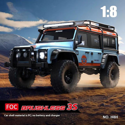 MJX H8H V2 1/8 4WD RC Car Brushless Simulation High-speed Off-road Differential Lock High And Low Range Remote Control Car Toy