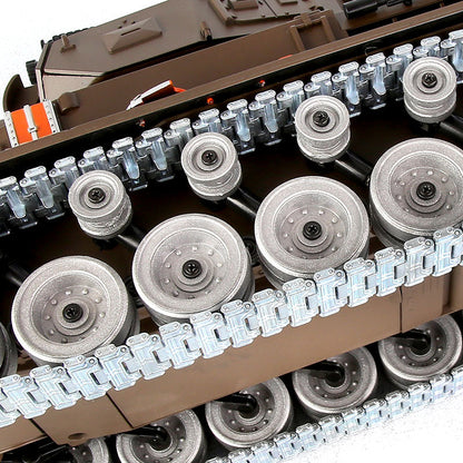 RC Tank Germany lV ZY 826 PRO 1:18 RC Car Metal Track Metal Road Wheels Electric Battle RC Tank Toy