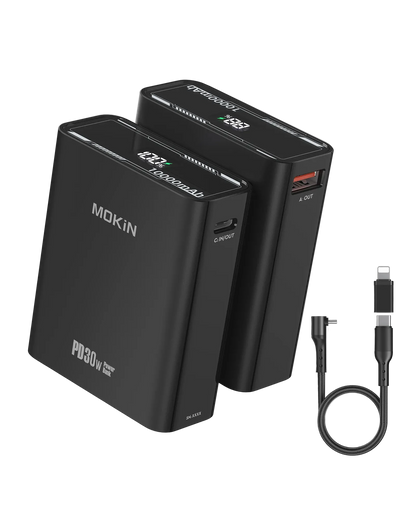 MOKiN Fast Charging Portable Power Bank |  10000mAh 30W