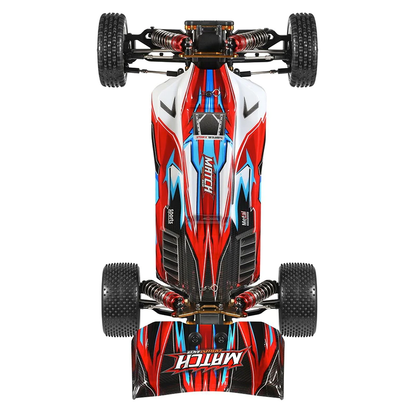 WLtoys 104001 RC Car 45KM/H 4WD Off-Road 2.4G 1:10 Metal Chassis Alloy RC Car Toys