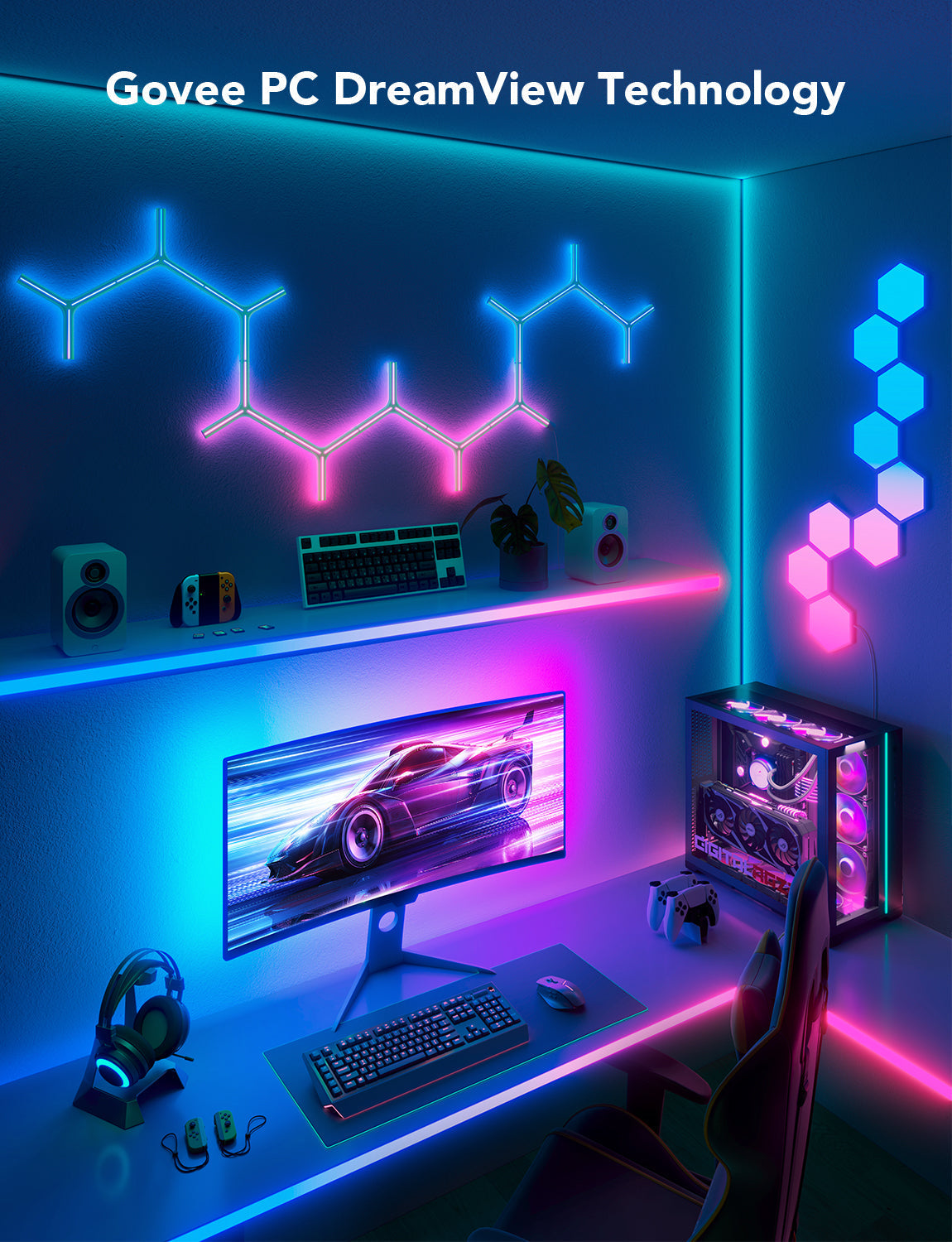 شريط إضاءة Govee Gaming G1 المُجدد
