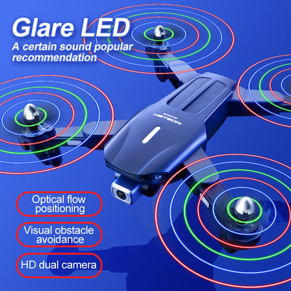 RC Drone K106 OAS GPS 4K HD Dual Camera Obstacle Avoidance Cool Colorful LED lights