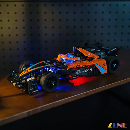 Kit de iluminación para el coche de carreras LEGO NEOM McLaren Fórmula E n.° 42169