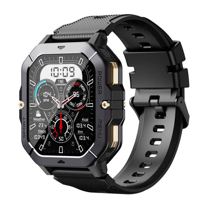 C28 Military Smart Watch for Men (Answer/Make Calls), 2.02" HD Fitness Smart Watch for Android and iOS, 5ATM Waterproof Smartwatch