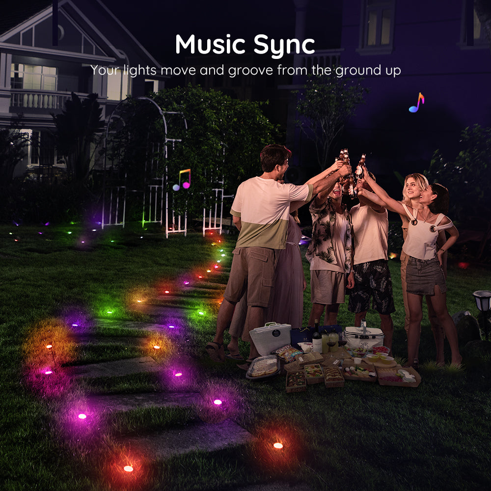 Govee RGBIC Wi-Fi + Bluetooth Outdoor Ground Lights
