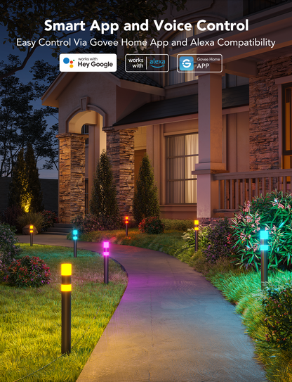 Refurnished Govee Outdoor Pathway Lights