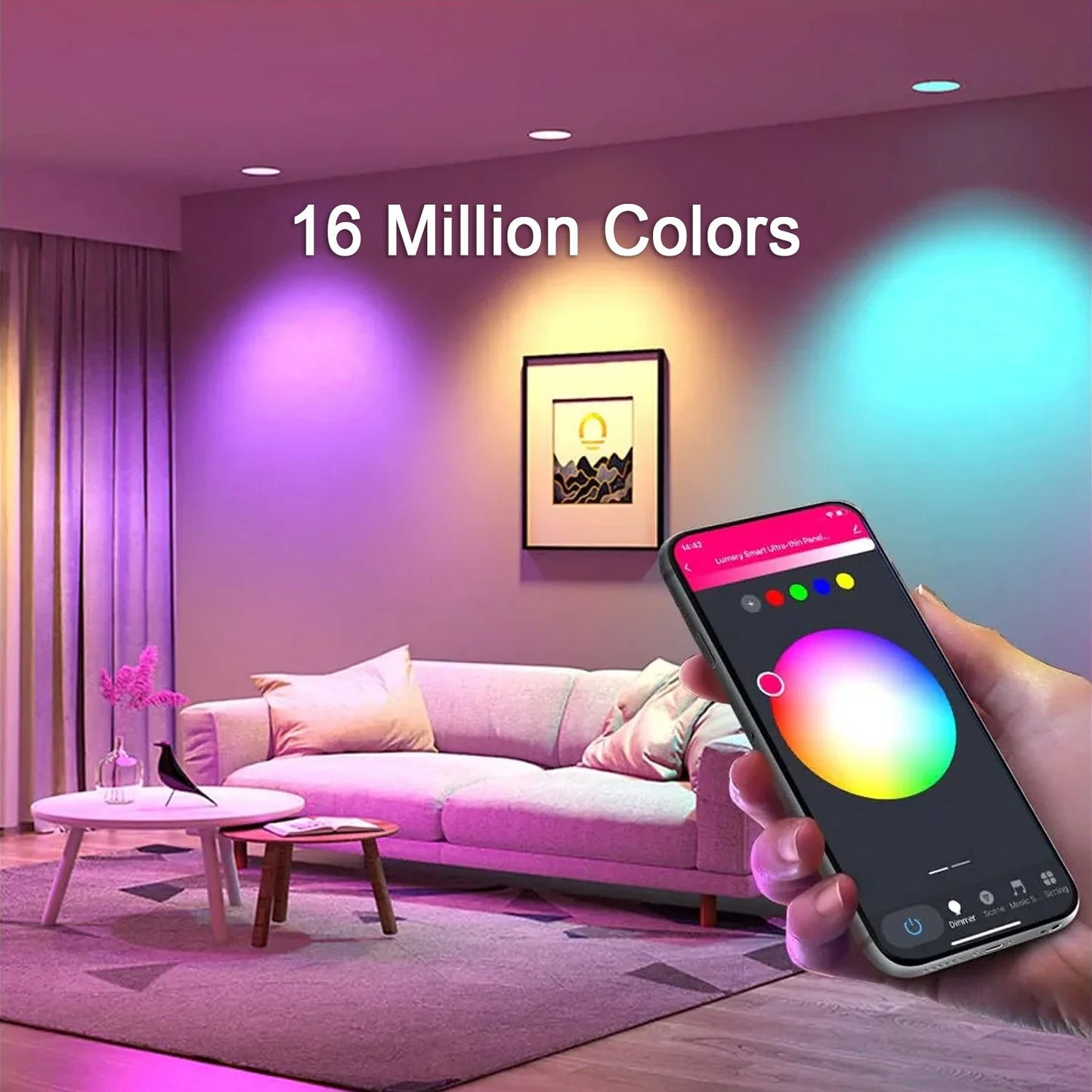 Lumary Smart Wi-Fi Canless Recessed Lights (COLOR/SIZE/PCS)