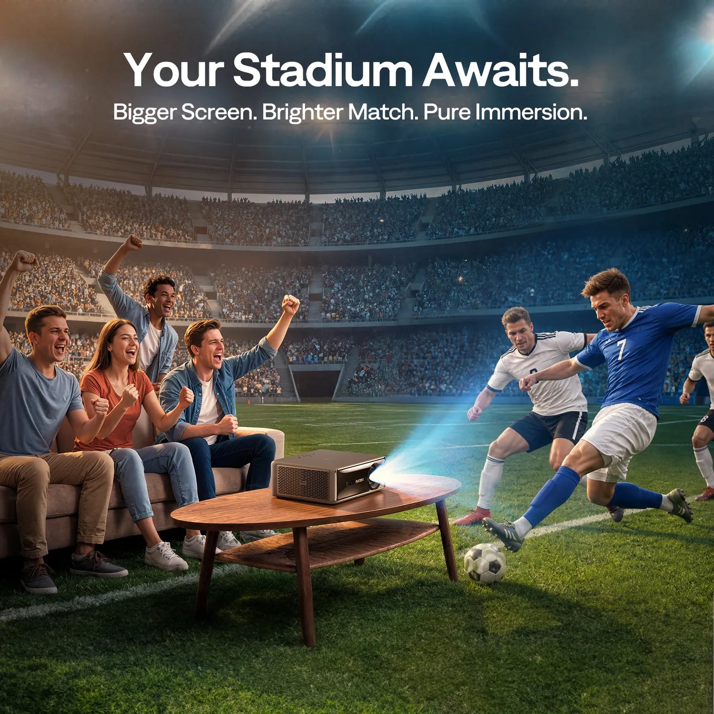 Aurzen EAZZE D1 MAX Google TV Smart Projector