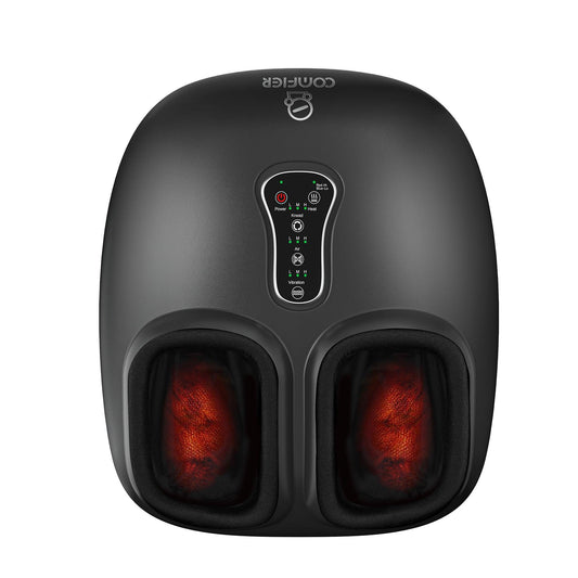 Comfier Shiatsu Foot Massager with Heat, Vibration,Rolling Compression Feet Massager CF-5212