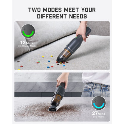 مكنسة فانتيك سليم V7 إيس اللاسلكية المحمولة باليد RobustClean® باللون الرمادي 