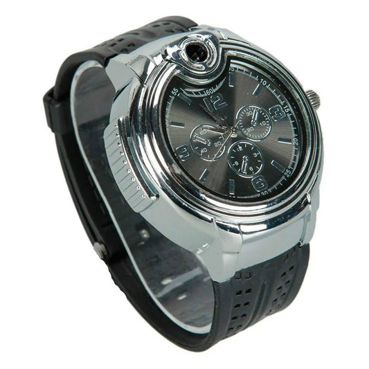 Cigarette Lighters Cool Unique Cigar Lighter Watch for Men Novelty Refillable Butane