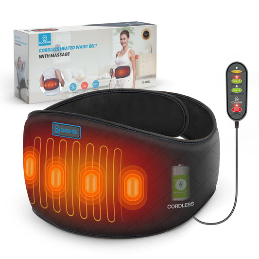 Comfeir Cordless Heating Pad for Back Pain Relief with heat CF-6006C-CA