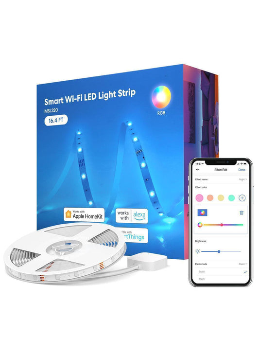 شريط إضاءة LED ذكي RGB من Meross، MSL320HK (الولايات المتحدة/أستراليا) 