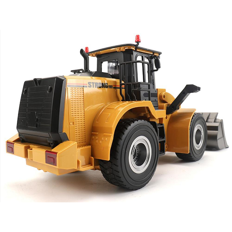 Huina 1567 RC Alloy Excavator bulldozer 6CH 1:24 2.4GHz Engineering Toy Car