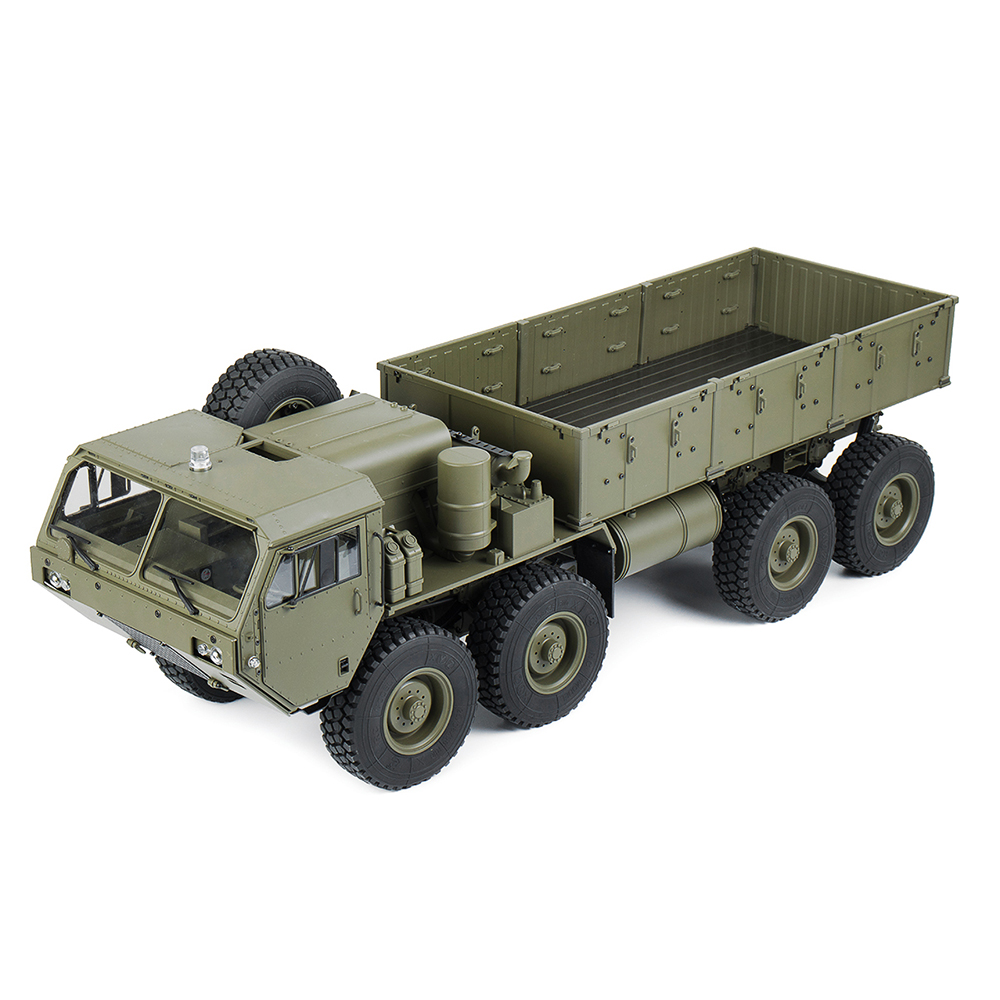 HG P801 P802 US Army Military Truck RC Car 1/12 8X8 M983 2.4G with Sound & Light Upgrades 5KG Load Capacity