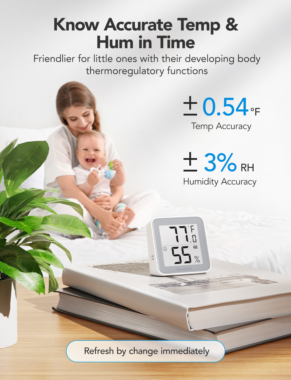 Refurbished GoveeLife Smart Thermo-Hygrometer 2s