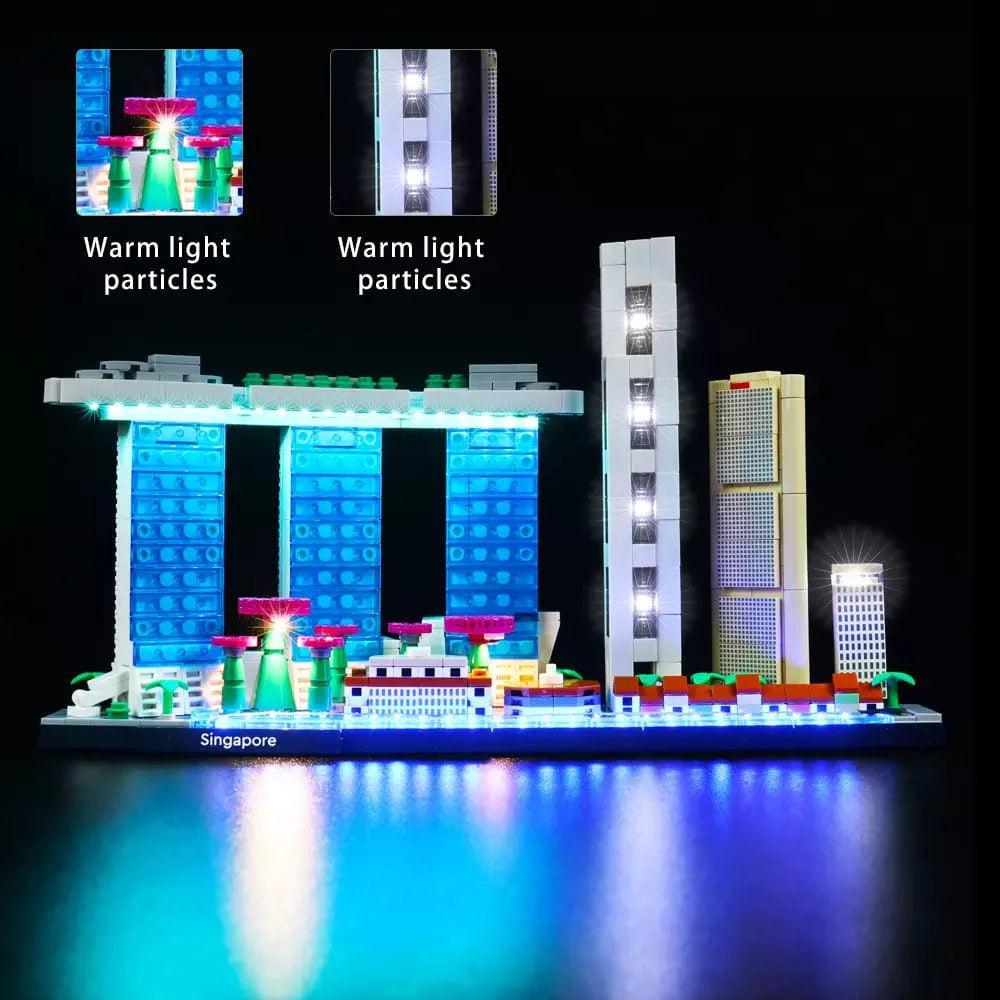 Kit de iluminación LEGO Singapur n.° 21057