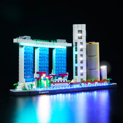 Kit de iluminación LEGO Singapur n.° 21057