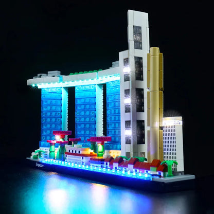 Kit de iluminación LEGO Singapur n.° 21057