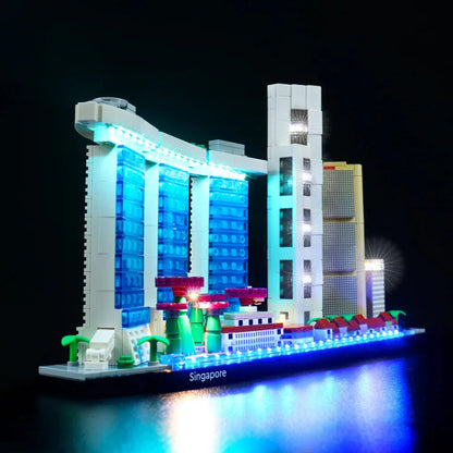 Kit de iluminación LEGO Singapur n.° 21057