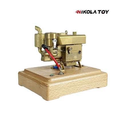 MUSA 1/8 2.6cc Mini Single-Cylinder Gas Powered Motor 4-Stroke Engine Model