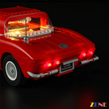 Kit de luces para LEGO Chevrolet Corvette 1961 n.° 10321 (versión 2)