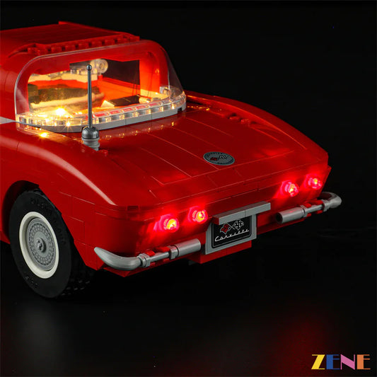 Kit de luces para LEGO Chevrolet Corvette 1961 n.° 10321 (versión 2)