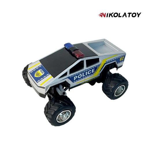 1:64 Police Cybertruck Remote Control Car