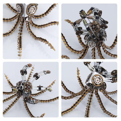 1060PCS Metal Assembly Kit Toy Mechanical Octopus